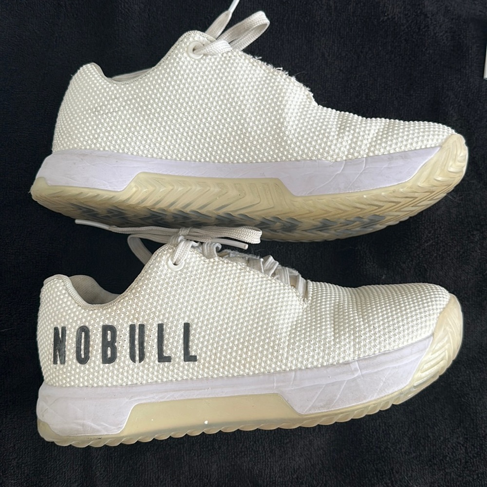 NOBULL White Athletic Shoes with Cream Sole
